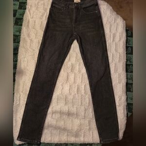 Sezane Dark Gray Skinny Jeans